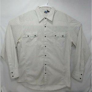 Ocean Pacific Men's Button Up Long Sleeve Patterned Shirt Size XL